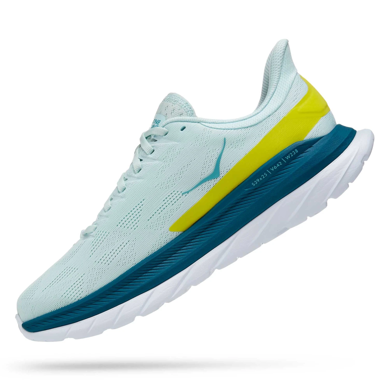 Hoka One One Hoka | Men's Mach 4 Running Shoes - Blue Glass 7 Hoka One One Hoka | Men's Mach 4 Running Shoes - Blue Glass - Image 5
