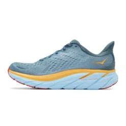 Hoka One One Hoka | Men's Clifton 8 Wide Running Shoes - Goblin Blue -sportswear 1119393 GBMS M Hoka Clifton8 side 1519e3d1 2682 41e6 874d 8f6d5ff250a4