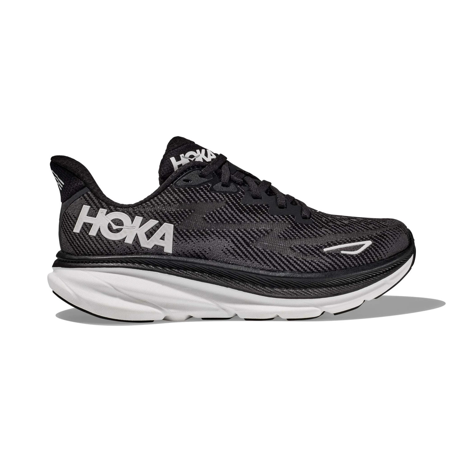 Hoka One One Hoka | Women's Clifton 9 Wide Running Shoes - Black 3 Hoka One One Hoka | Women's Clifton 9 Wide Running Shoes - Black