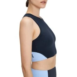 On | Women's Movement Crop - Navy -sportswear 1WD10110900 W On MovementCrop side