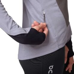 On | Women's Weather Shirt -sportswear 20300077 F onrunning weathershirt sidezip