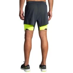 Brooks | Men's Run Visible 5" 2-in-1 Short -sportswear 211405044 M Brooks RunVisible52 in 1Short back