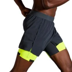 Brooks | Men's Run Visible 5" 2-in-1 Short -sportswear 211405044 M Brooks RunVisible52 in 1Short side