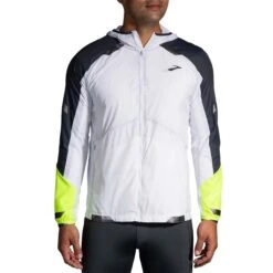 Brooks | Men's Run Visible Convertible Jacket -sportswear 211406134 M Brooks RunVisibleConvertibleJacket front2