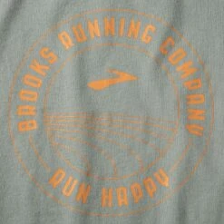 Brooks | Men's Distance Short Sleeve 2.0 - Pebble -sportswear 211453359 M Brooks DistanceShortSleeve2.0 logo