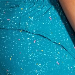 Brooks | Women's Chaser 5" 2-in-1 Short - Lagoon Speckle Print -sportswear 221464486 W Brooks Chaser52 in 1Short detail