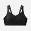 Brooks | Women's Drive Convertible Run Bra - Black -sportswear 350081001 W Brooks DriveConvertable front2