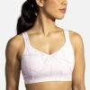 Brooks | Women's Drive Convertible Run Bra - Pink -sportswear 350081658 F brooks driveconvertiblerunbra modelfront