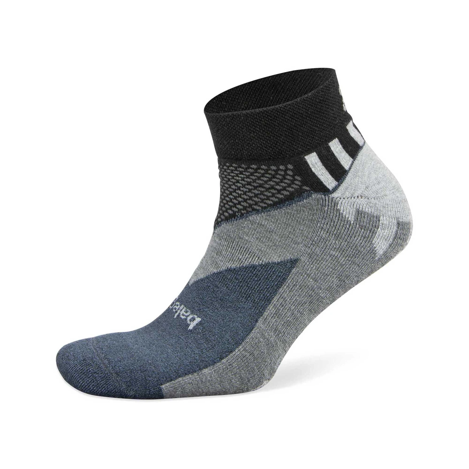 Balega | Unisex Enduro Quarter Running Socks - Black 3 Balega | Unisex Enduro Quarter Running Socks - Black