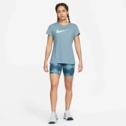 Nike | Women's Dry Tee DFC Crew 9 Nike | Women's Dry Tee DFC Crew -sportswear AQ3212 495 W Nike DryTeeDFCCrew fullbody
