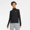 Nike | Women's Dri-Fit Element Top HZ - Black -sportswear CU3220 010 W Nike Dri FitElementTopHZ front