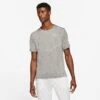 Nike | Men's Dri-FIT Rise 365 Short-Sleeve Running Top - Smoke Grey -sportswear CZ9184 084 M Nike Rise365SS frontonbody