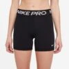 Nike | Women's Nike Pro 365 5 Inch Shorts - Black -sportswear CZ9831 010 W Nike NP365Short5Inch front2
