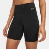 Nike | Women's One Dri-Fit MR 7 Inch Short -sportswear DD0243 010 F nike One Dri Fit MR 7Inch Short side