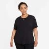 Nike | Women's Dri-FIT ONE Standard Fit Short-Sleeve Top (Plus Size) 2 Nike | Women's Dri-FIT ONE Standard Fit Short-Sleeve Top (Plus Size) -sportswear DD0618 010 W Nike OneLuxeDFSSSTDTop front 6ec88754 62ee 44e9 af8a 5fe95da30841