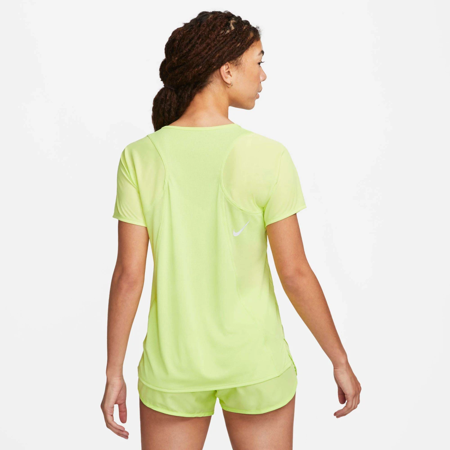 Nike | Women's Dri-FIT Race Short-Sleeve Running Top - LT Lemon Twist 4 Nike | Women's Dri-FIT Race Short-Sleeve Running Top - LT Lemon Twist - Image 2
