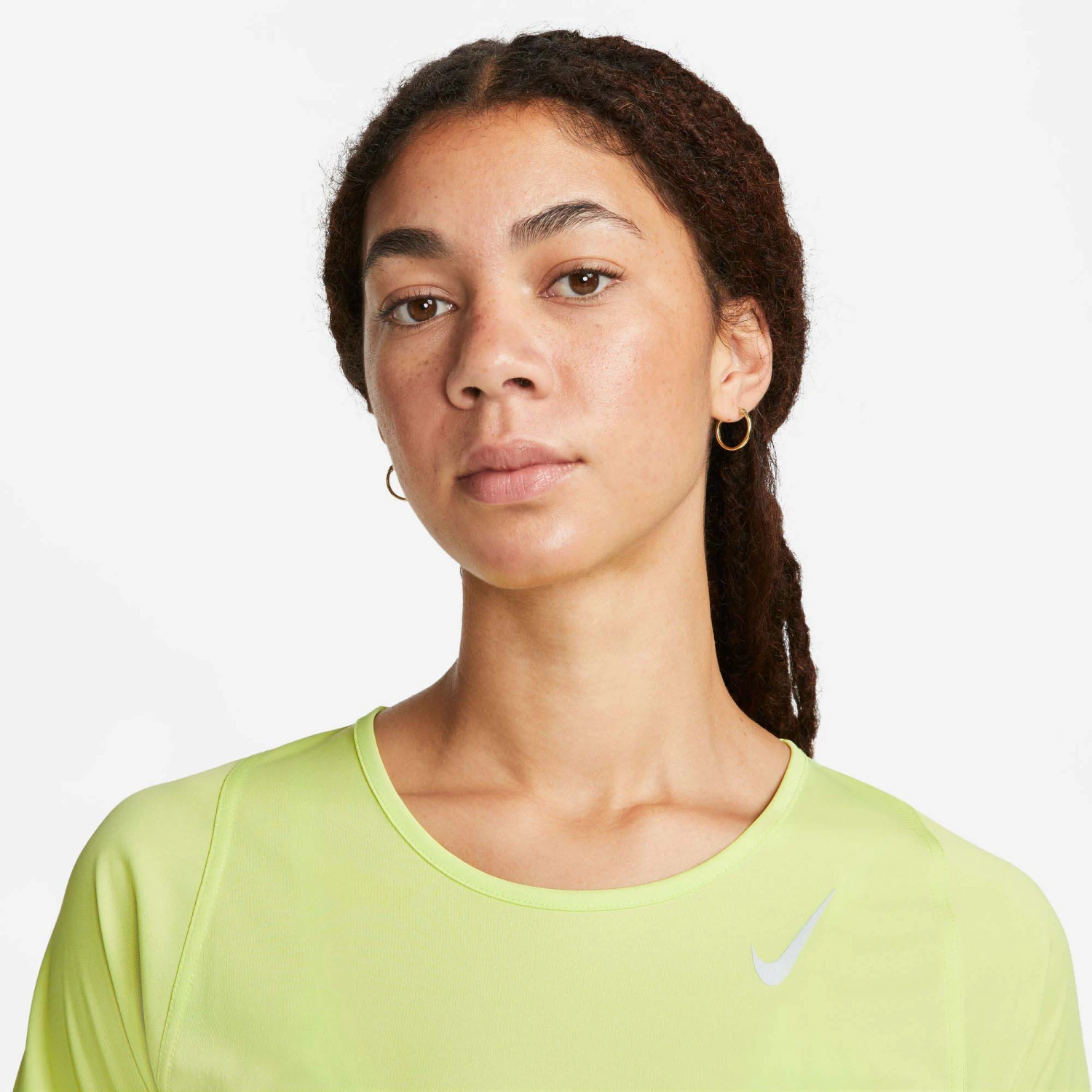 Nike | Women's Dri-FIT Race Short-Sleeve Running Top - LT Lemon Twist 5 Nike | Women's Dri-FIT Race Short-Sleeve Running Top - LT Lemon Twist - Image 3
