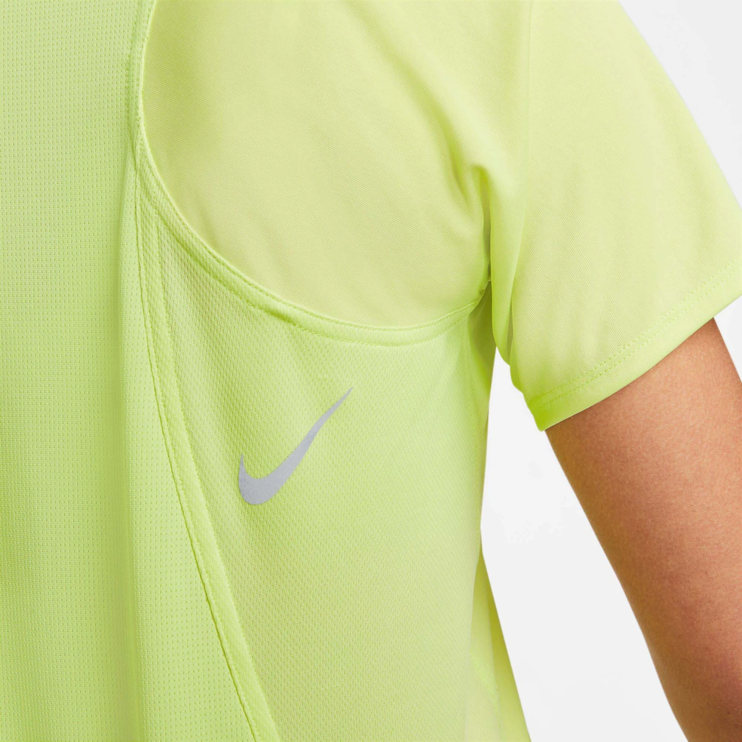 Nike | Women's Dri-FIT Race Short-Sleeve Running Top - LT Lemon Twist 6 Nike | Women's Dri-FIT Race Short-Sleeve Running Top - LT Lemon Twist - Image 4