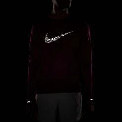 Nike | Men's DF UV Run Division Miler GX LS 9 Nike | Men's DF UV Run Division Miler GX LS -sportswear DM4707 610 M Nike DFUVRunDivisionMilerGXLS frontdark