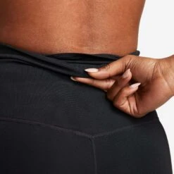 Nike | Women's One Dri-FIT High-Rise Leggings - Black -sportswear DM7278 010 W Nike OneDFHRTight detail2