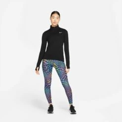Nike | Women's DF Run Division MR Tight -sportswear DM7555 010 W Nike DFRunDivisionMRTight fullbodyfront