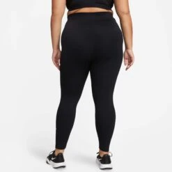 Nike | Women's One Dri-FIT High-Rise Leggings (Plus Size) - Black -sportswear DN5521 010 W Nike OneDFHRTightPlus back