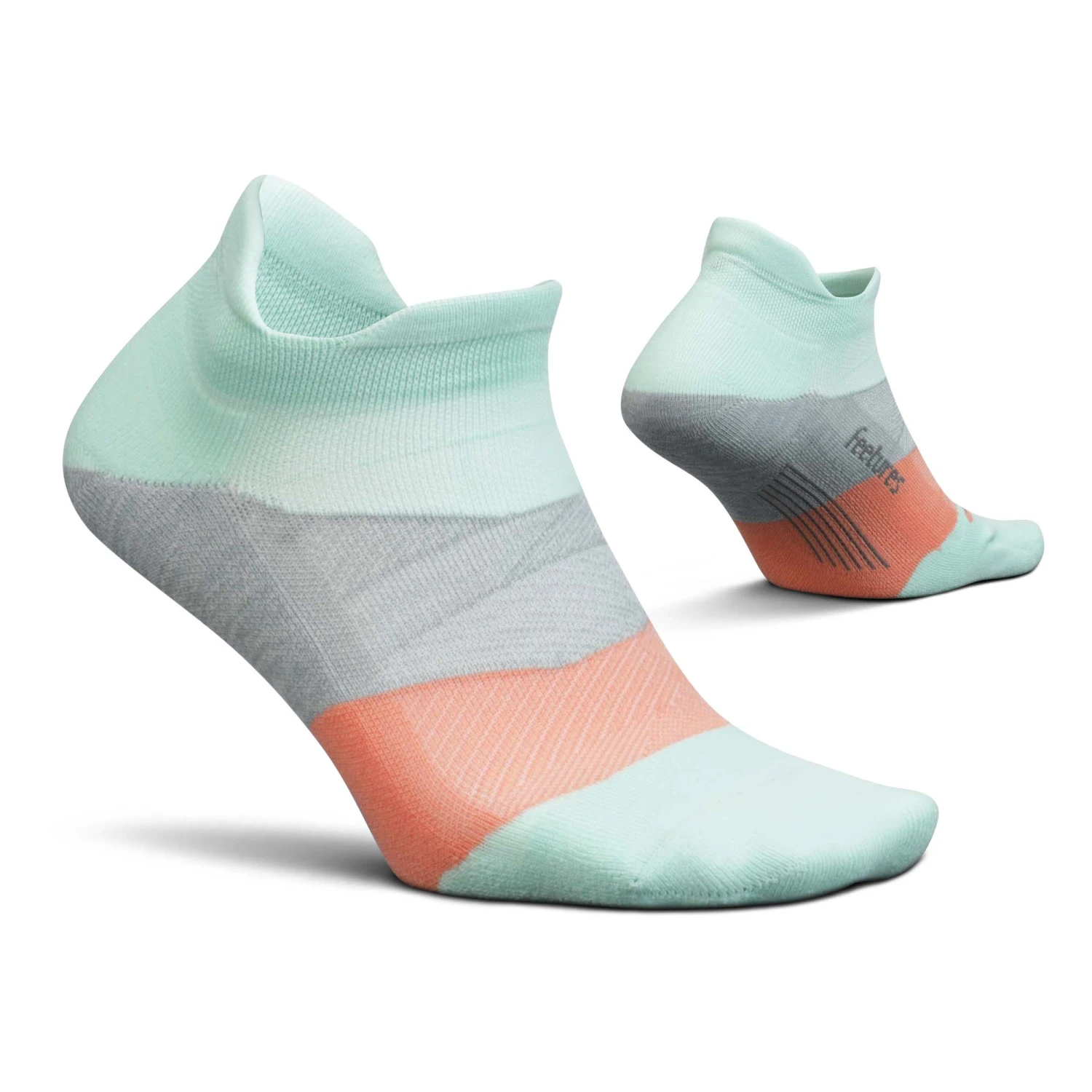 Feetures | Unisex Elite Light Cushion No Show Tab - Move Aside Mint 3 Feetures | Unisex Elite Light Cushion No Show Tab - Move Aside Mint