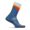 Feetures | Unisex Elite Light Cushion Mini Crew - Retrograde Blue -sportswear E90505 Feetures EliteLightCushionMiniCrew