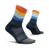 Feetures | Unisex Elite Light Cushion Mini Crew - Ascent Blue -sportswear E905585 Feetures EliteLightCushionMiniCrew pair