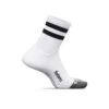 Feetures | Unisex Elite Light Cushion Mini Crew - White -sportswear E90569 Feetures EliteLightCushionMiniCrew