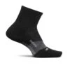 Feetures | Unisex Merino 10 Cushion Quarter - Charcoal -sportswear EM20468 U feetures merino10cushionquarter