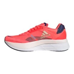 Adidas | Women's Adizero Boston 10 Running Shoes - Turbo -sportswear GY0905 W Adidas AdizeroBoston10RunningShoes archsiddeview