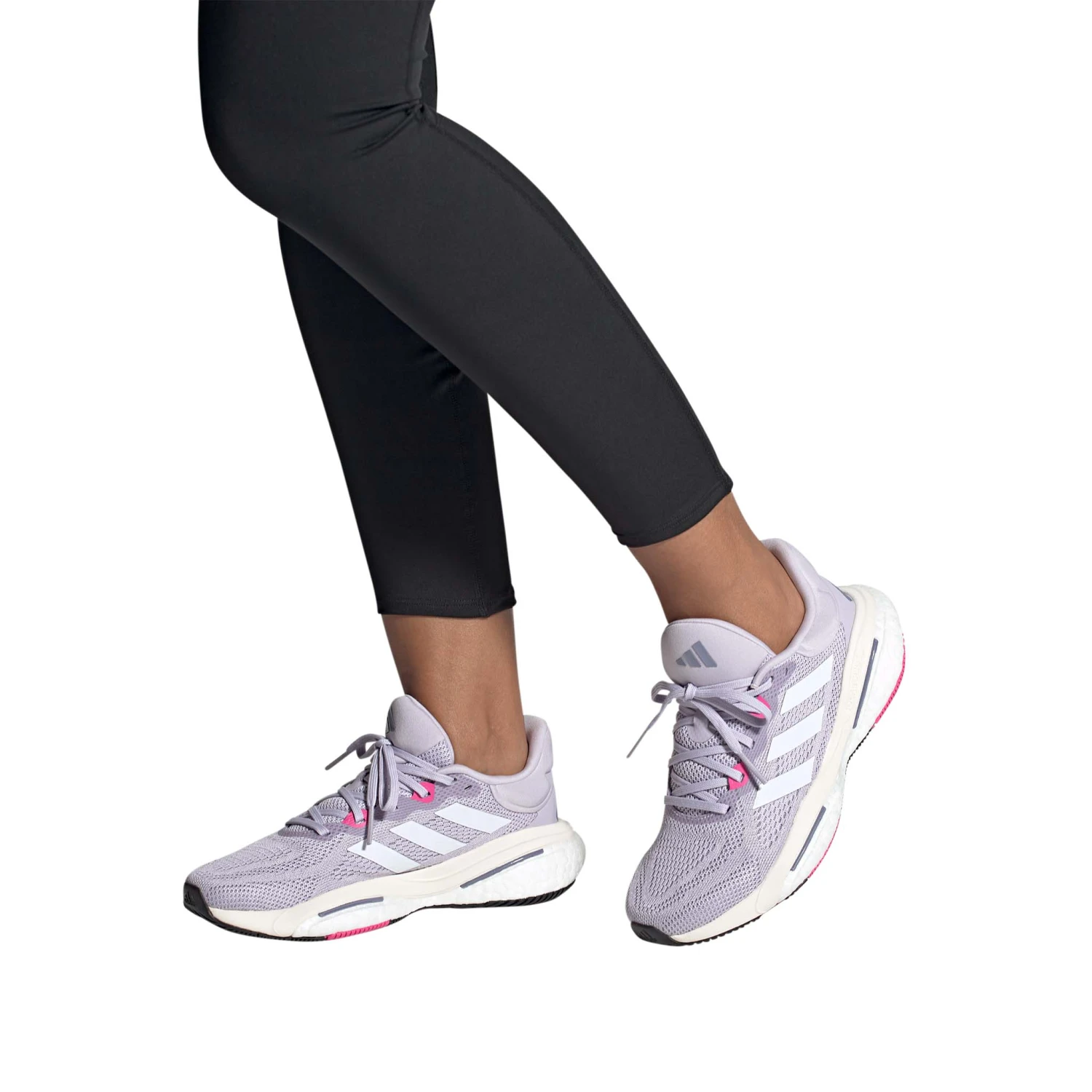 Adidas | Women's Solar Glide 6 Running Shoes - Silver Dawn 7 Adidas | Women's Solar Glide 6 Running Shoes - Silver Dawn - Image 5