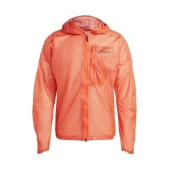 Adidas | Men's Terrex Agravic 2.5L Rain.RDY Jacket - Semi Impact Orange -sportswear HS9544 m adidas TerrexAgravic2.5LRain.RDYJacket front3