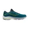 Mizuno | Men's Wave Rider 25 Running Shoes - Harbour Blue -sportswear J1GC210382 M Mizuno Waveride25 Side2
