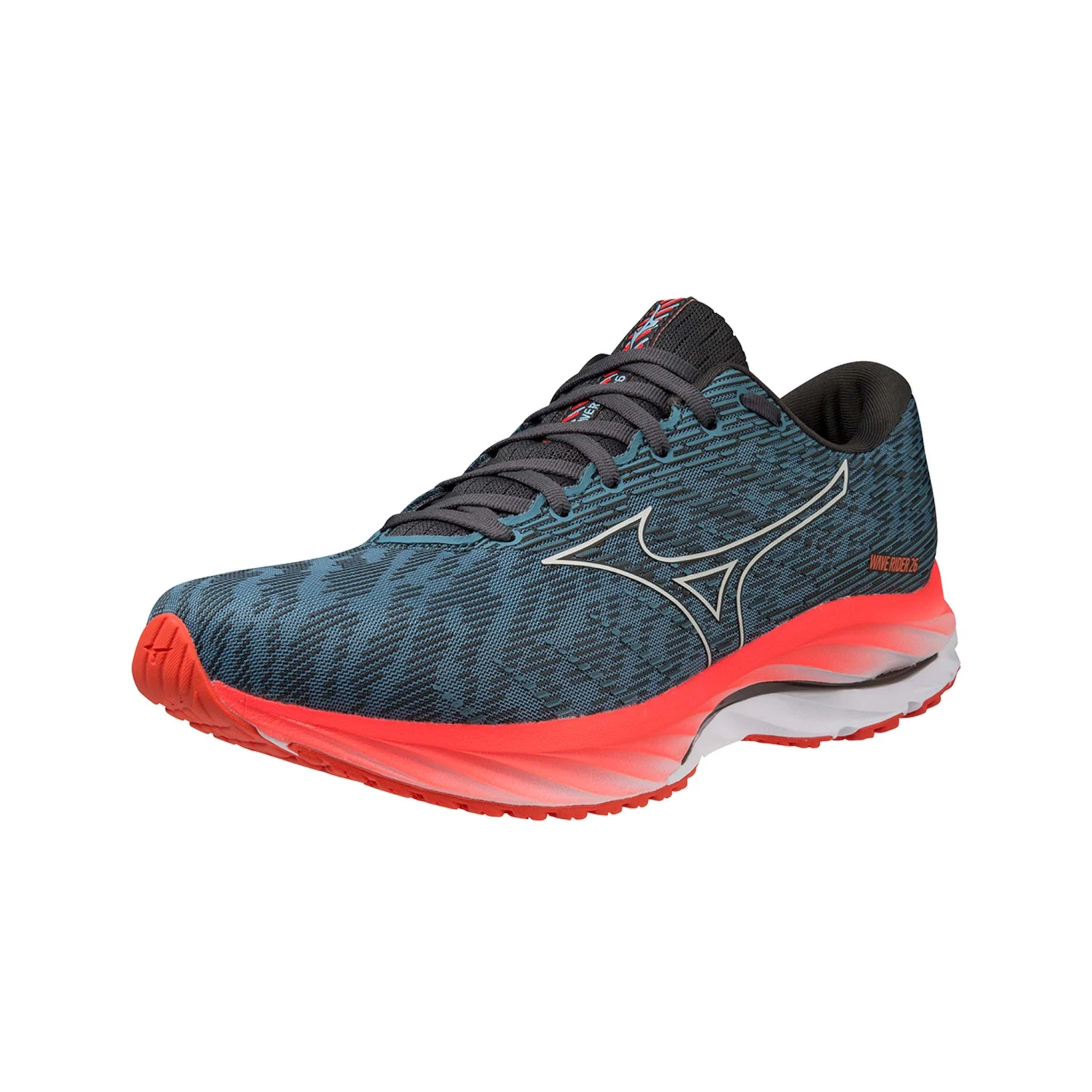 Mizuno | Men's Wave Rider 26 Running Shoes - Provincial Blue 4 Mizuno | Men's Wave Rider 26 Running Shoes - Provincial Blue - Image 2