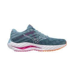 Mizuno | Women's Wave Inspire 19 Running Shoes - Provincial Blue -sportswear J1GD234421 W Mizuno WaveInspire19 side2