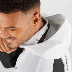 Salomon | Men's Bonatti Trail WP Jacket -sportswear LC1614200 M salomon bonattitrailwpjkt hooddetail