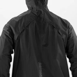 Salomon | Men's Bonatti Waterproof Jacket - Deep Black -sportswear LC1873900 M Salomon BonattiWPJacket backdetail