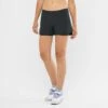 Salomon | Women's Cross 2in1 Shorts - Deep Black -sportswear LC1892100 W Salomon Cross2in1Short front