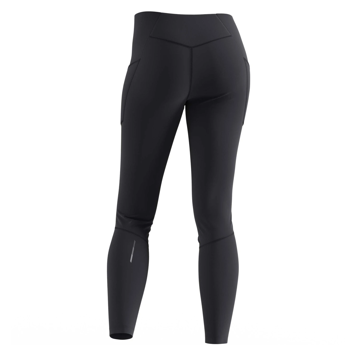 Salomon | Women's Cross Run 28'' Tights - Deep Black 4 Salomon | Women's Cross Run 28'' Tights - Deep Black - Image 2