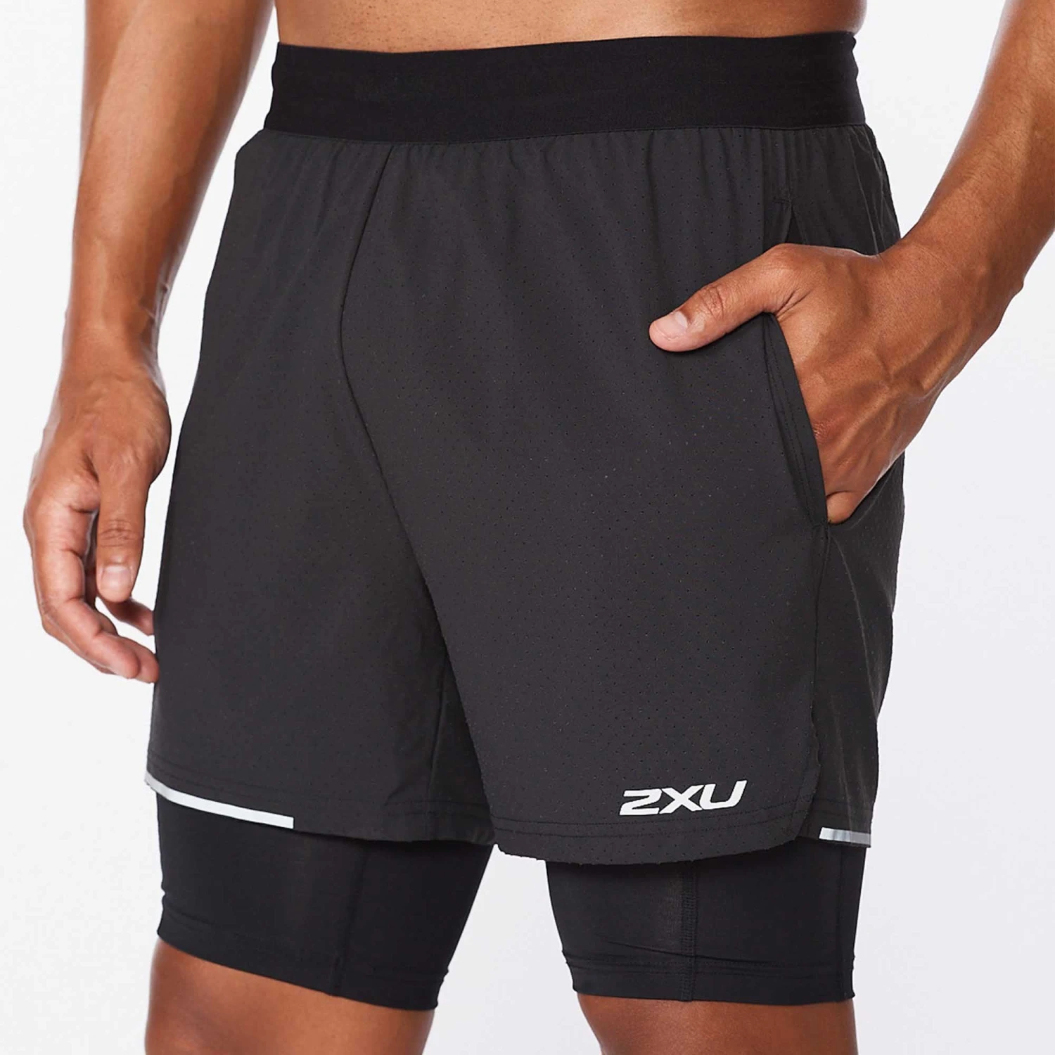 2XU | Men's Aero 2-in-1 5 Inch Shorts 3 2XU | Men's Aero 2-in-1 5 Inch Shorts