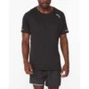2XU | Men's Aero Tee - Black -sportswear MR6557ablksrf M aerotee modelfront