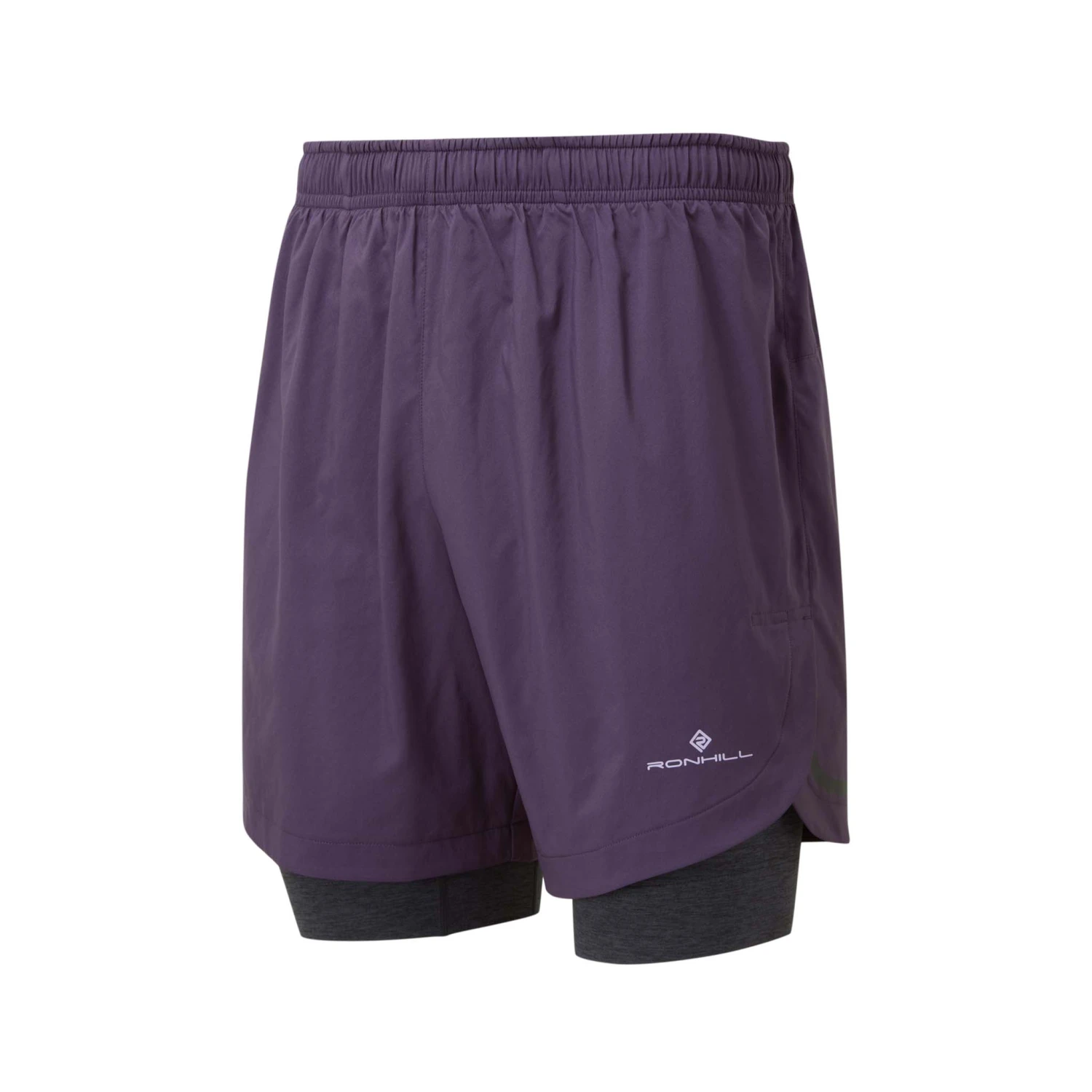 Ronhill | Men's Life 7" Twin Short - Nightshade 3 Ronhill | Men's Life 7" Twin Short - Nightshade