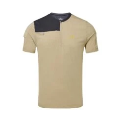 Ronhill | Men's Tech Ultra 1/2 Zip Tee - Latte