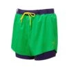 Ronhill | Women's Tech Distance Twin Short - Bright Green -sportswear RH 006594RH 00975 W Ronhill TechDistanceTwinShort front