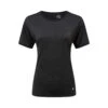Ronhill | Women's Tech Glide S/S Tee - All Black -sportswear RH 006632R009 W Ronhill TechGlideSSTee front