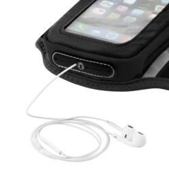 Fitletic | Unisex Forte Running Arm Band -sportswear forte black headphone port 2