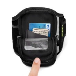 Fitletic | Unisex Forte Running Arm Band -sportswear forte black interior pocket 2
