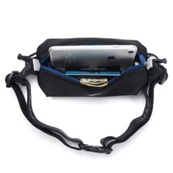 Fitletic | Unisex Neo Racing Belt -sportswear neo racing belt black blue interior pocket 1